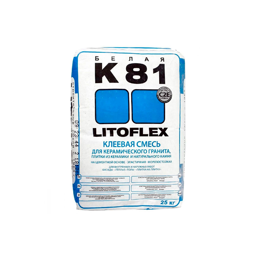 Litokol LITOFLEX K81 Клей плиточный, серый