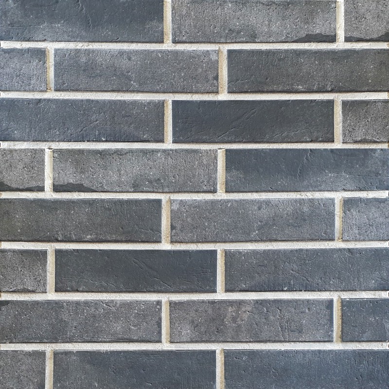Клинкерная плитка под кирпич INTERBAU Brick Loft, INT 576 Anthrazit, 240*71*10 мм